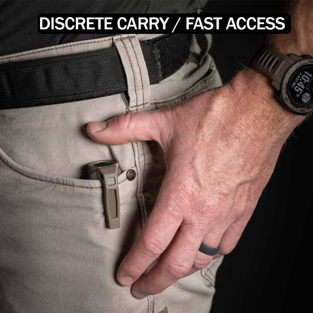 Thyrm Low Profile Carry Clip for Flashlight for Pocket or MOLLE Retention - Zenithce