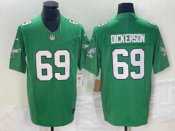 Philadelphia Eagles #69 Landon Dickerson Green 2023 F.U.S.E. Vapor Untouchable Stitched Jersey - Zenithce