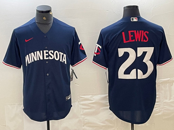 Minnesota Twins #23 Royce Lewis Navy Cool Base Stitched Jersey - Zenithce