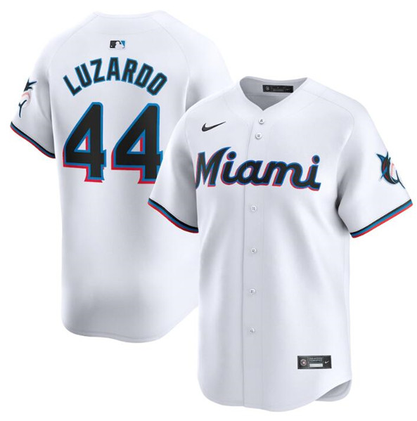 Miami Marlins #44 Jesus Luzardo White 2024 Home Limited Stitched Jersey - Zenithce