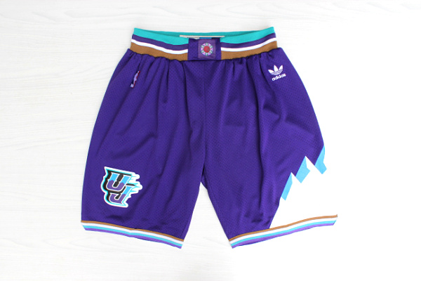 Utah Jazz Purple Throwback short - Zenithce