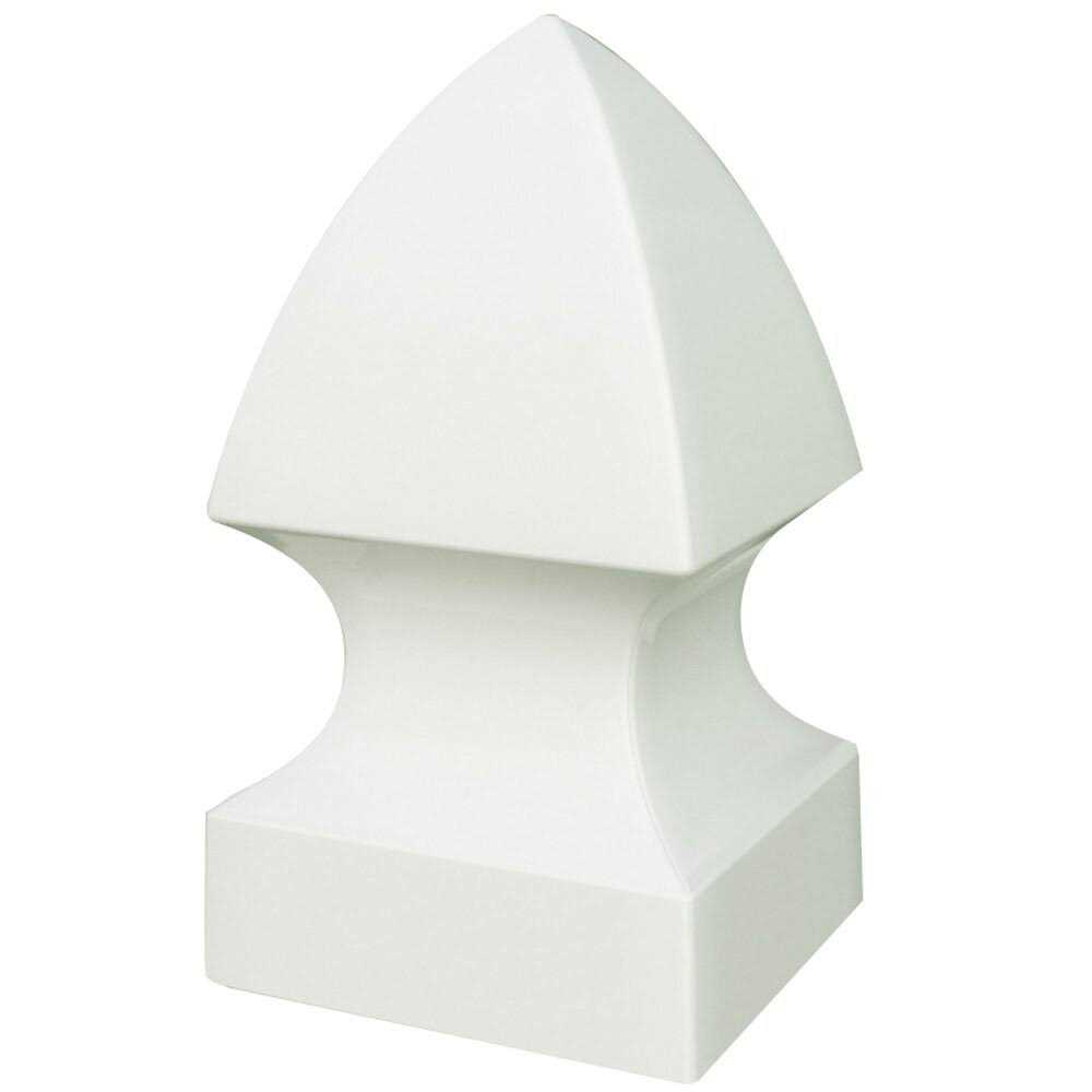 Outdoor Essentials 5 in. x 5 in. White Vinyl Gothic Fence Post Cap - Zenithce