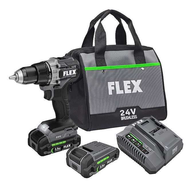 Flex 24V Brushless 1/2 in. High Torque Impact Wrench Kit FX1471-1C - Zenithce