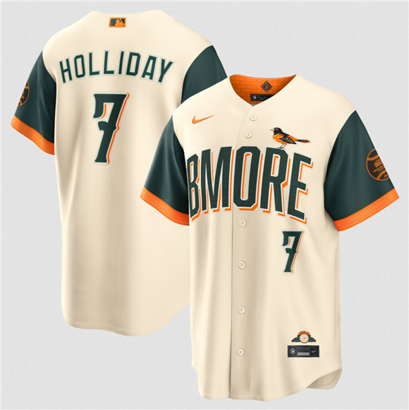 Baltimore Orioles #7 Jackson Holliday Natural 2026 City Connect Stadium Stitched Jersey - Zenithce