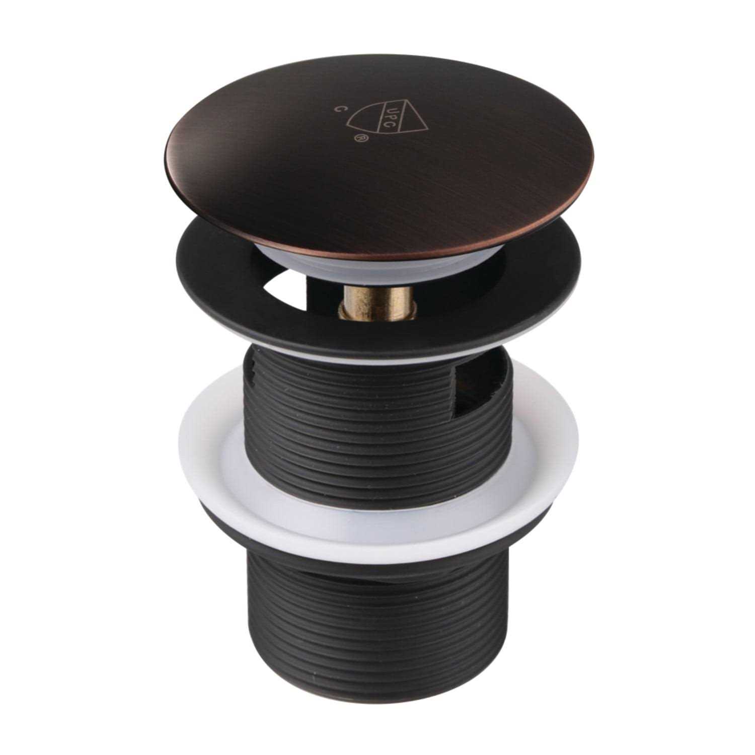 Kingston Brass Trimscape Toe-Touch Tub Drain with Overflow VTDESHOE - Zenithce