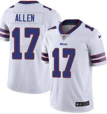 Buffalo Bills #17 Josh Allen White Vapor Untouchable Limited Stitched Jersey - Zenithce