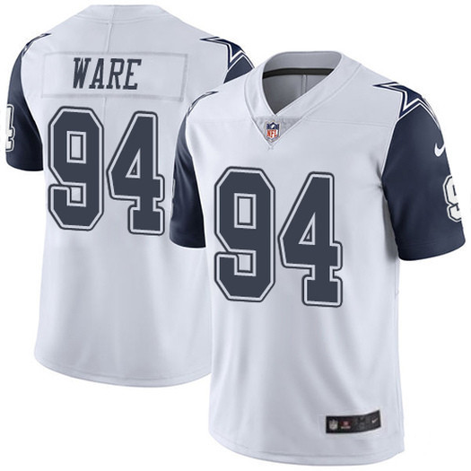 Dallas Cowboys #94 DeMarcus Ware White Vapor Limited Stitched Jersey - Zenithce
