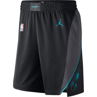 Jordan Brand Black Charlotte Hornets Icon Swingman Shorts - Zenithce