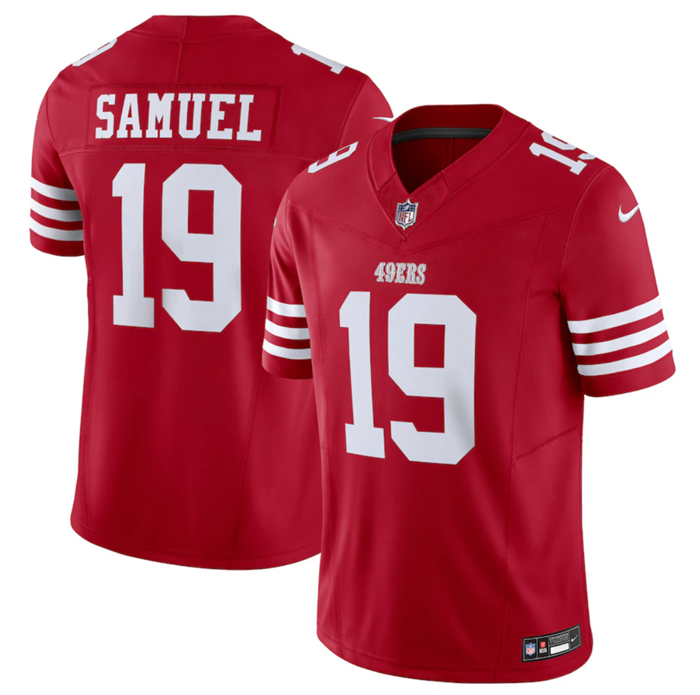 San Francisco 49ers #19 Deebo Samuel Red 2023 F.U.S.E. Vapor Untouchable Limited Stitched Jersey - Zenithce