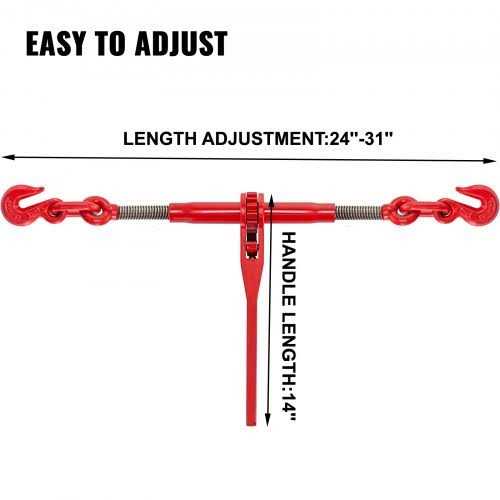 VEVOR Chain Binder Ratchet Load Binder Capacity - Zenithce