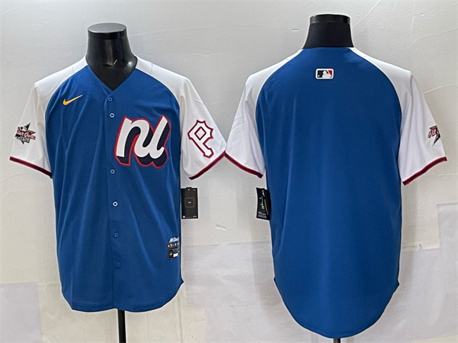 National League Pittsburgh Pirates Blank Blue Alternate 2025 All-Star Edition Limited Stitched Jersey - Zenithce