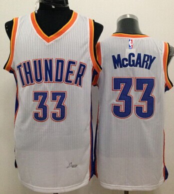 Oklahoma City Thunder #33 Mitch McGary White Swingman Jersey - Zenithce