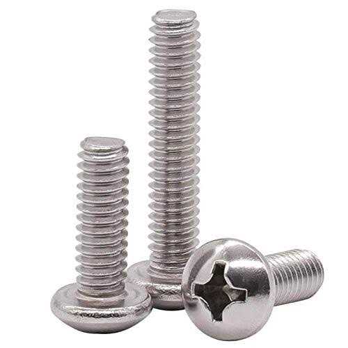 EASTLO Button Head Socket Cap Bolts Screws 304 Stainless Steel 18-8 - Zenithce