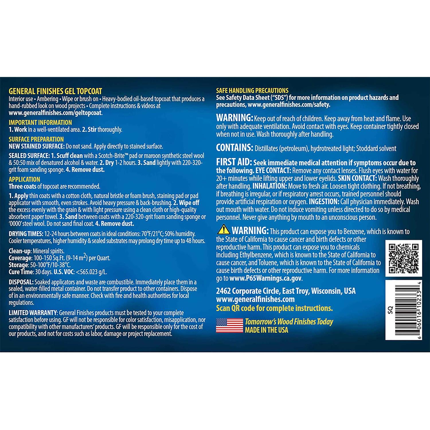 General Finishes Gel Stain - Zenithce