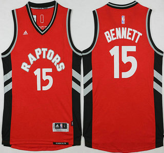 Toronto Raptors #15 Anthony Bennett Revolution 30 Swingman 2015-16 New Red Jersey - Zenithce