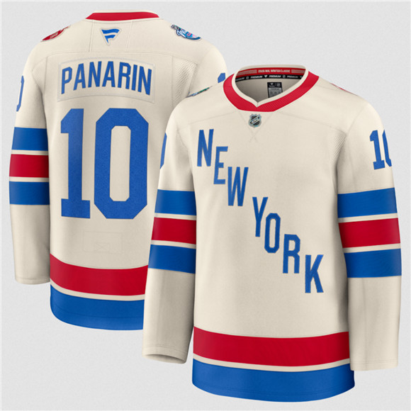 New York Rangers #10 Artemi Panarin Cream 2026 Winter Classic Stitched Jersey - Zenithce
