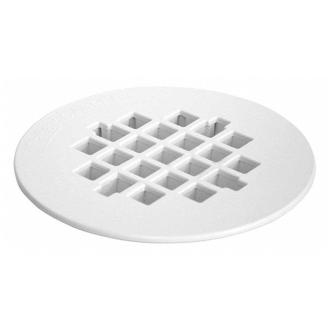 Oatey 4-1/4 in. Square Snap-Tite Black Matte Snap Strainer 42423 - Zenithce
