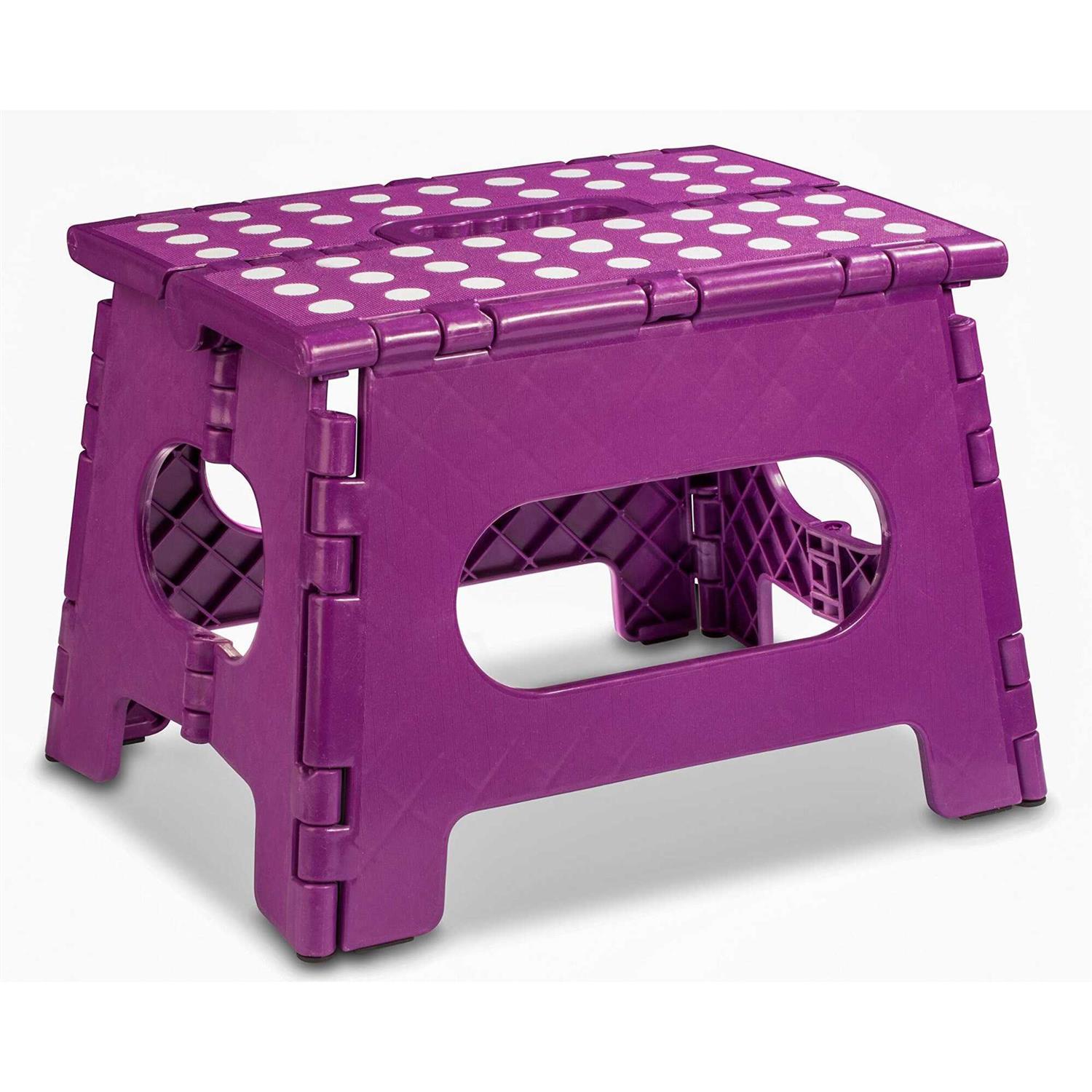 Folding Step Stool The Lightweight Step Stool Is Sturdy Enough to Support - Zenithce