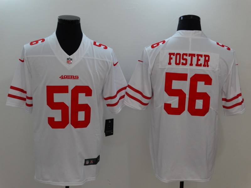 San Francisco 49ers #56 Reuben Foster White Vapor Untouchable Player Limited Jersey - Zenithce