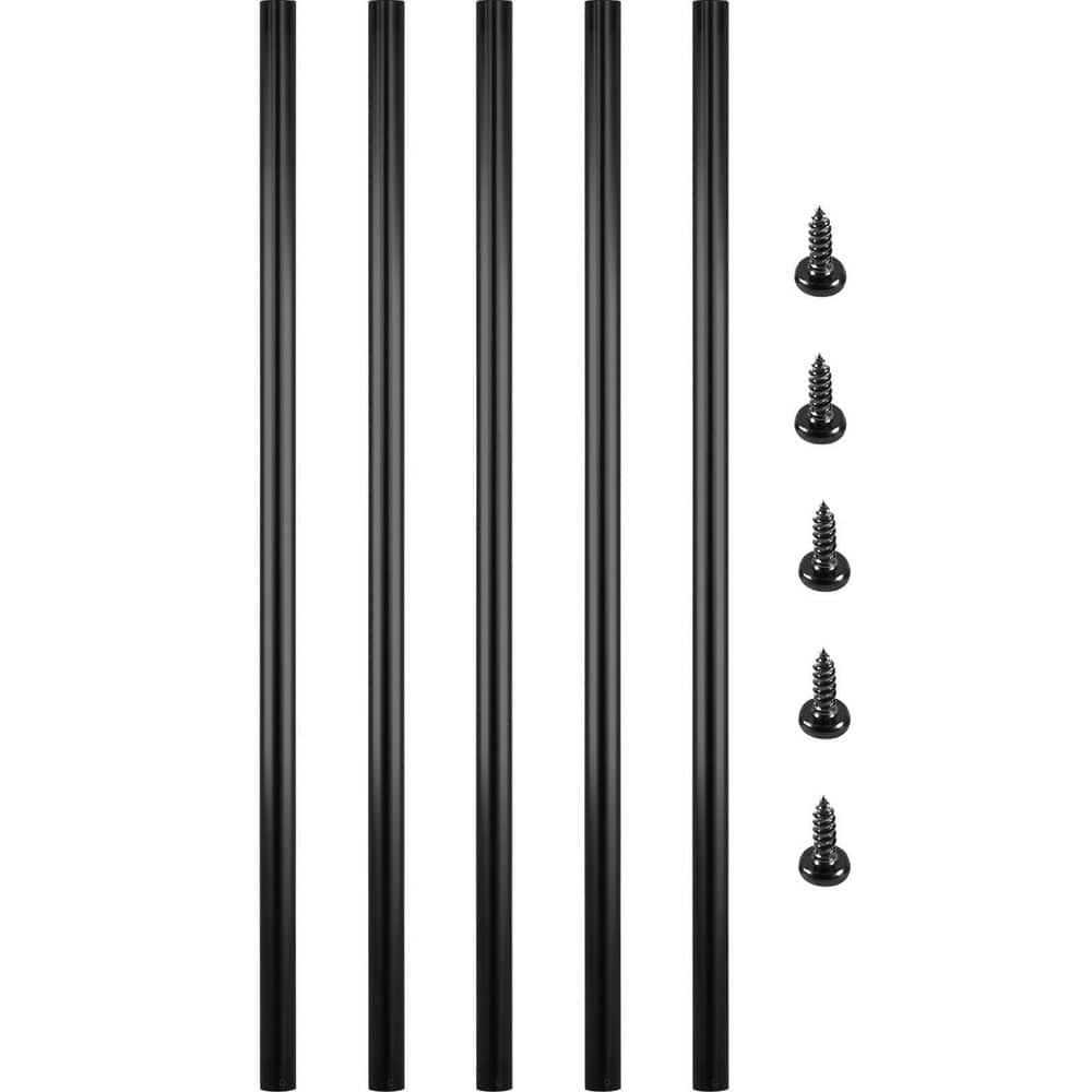 VEVOR Deck Balusters Metal Deck 29.5 Staircase Baluster With Screws, Aluminum Alloy Deck Railing for Wood and - Zenithce
