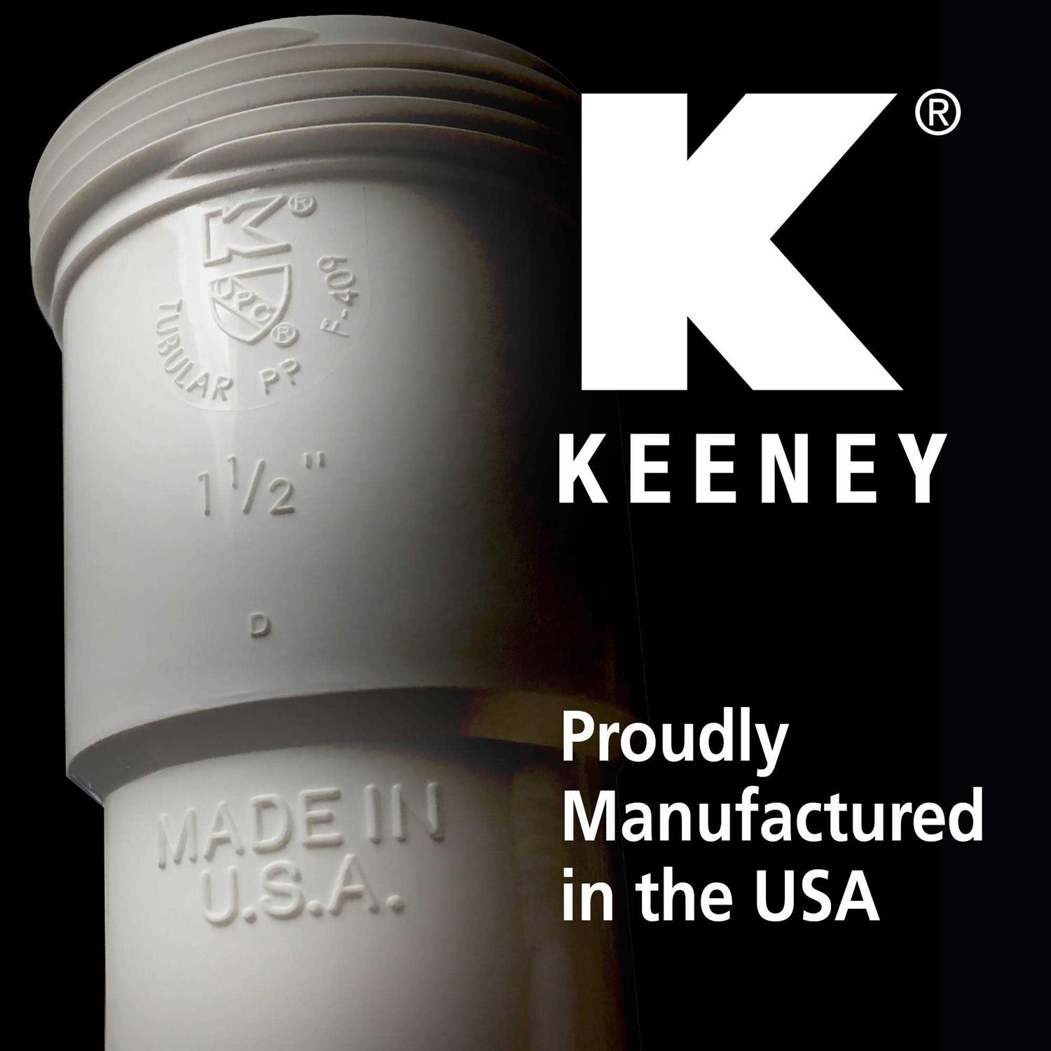 Keeney 1-1/2-In Plastic P-Trap - Zenithce