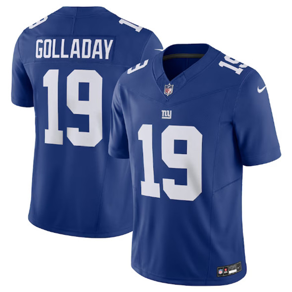 New York Giants #19 Kenny Golladay Blue 2023 F.U.S.E. Vapor Untouchable Limited Stitched Jersey - Zenithce