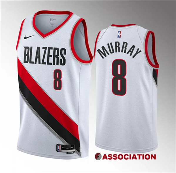 Portland Trail Blazers #8 Kris Murray White 2023 Draft Association Edition Stitched Jersey - Zenithce