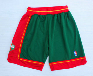 Seattle Supersonics Green 1995-96 Hardwood Classics Swingman Shorts - Zenithce