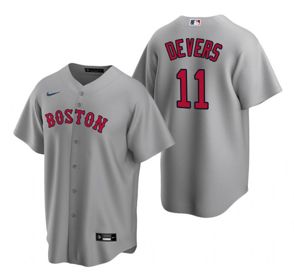 Boston Red Sox #11 Rafael Devers Grey Cool Base Stitched Jersey - Zenithce