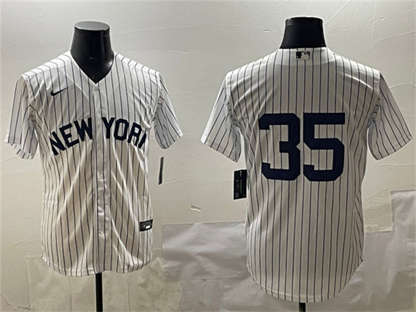 New York Yankees #35 Cody Bellinger White Cool Base Stitched Jersey - Zenithce