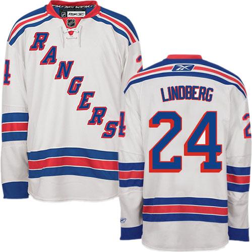 Rangers #24 Oscar Lindberg White Stitched Jersey - Zenithce