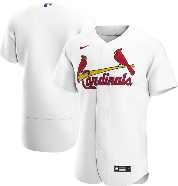 St. Louis Cardinals White Flex Base Stitched Jersey - Zenithce