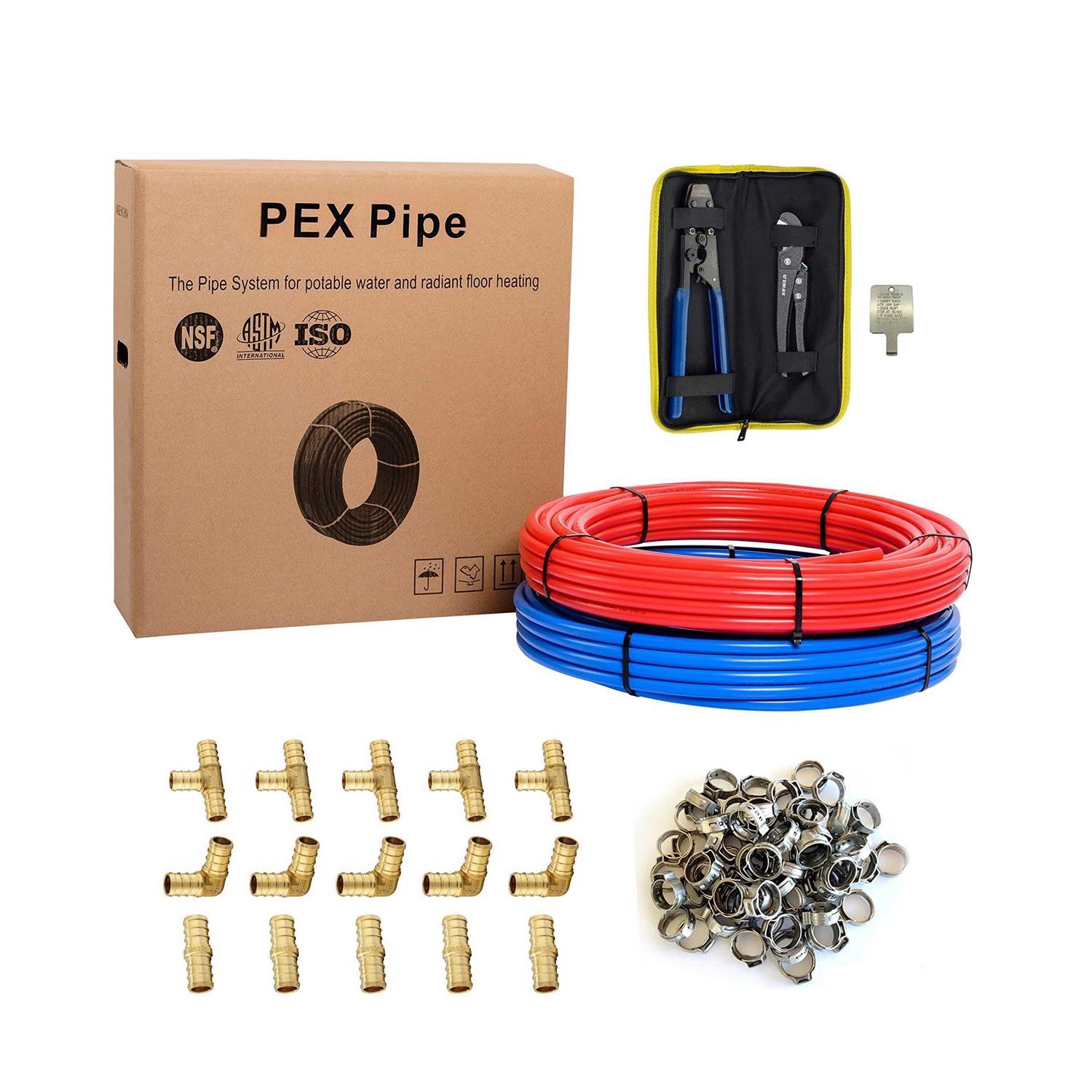 EFIELD 1/2 Inch F1960 Expansion Rings/Sleeves for Pex A Piping System - Zenithce