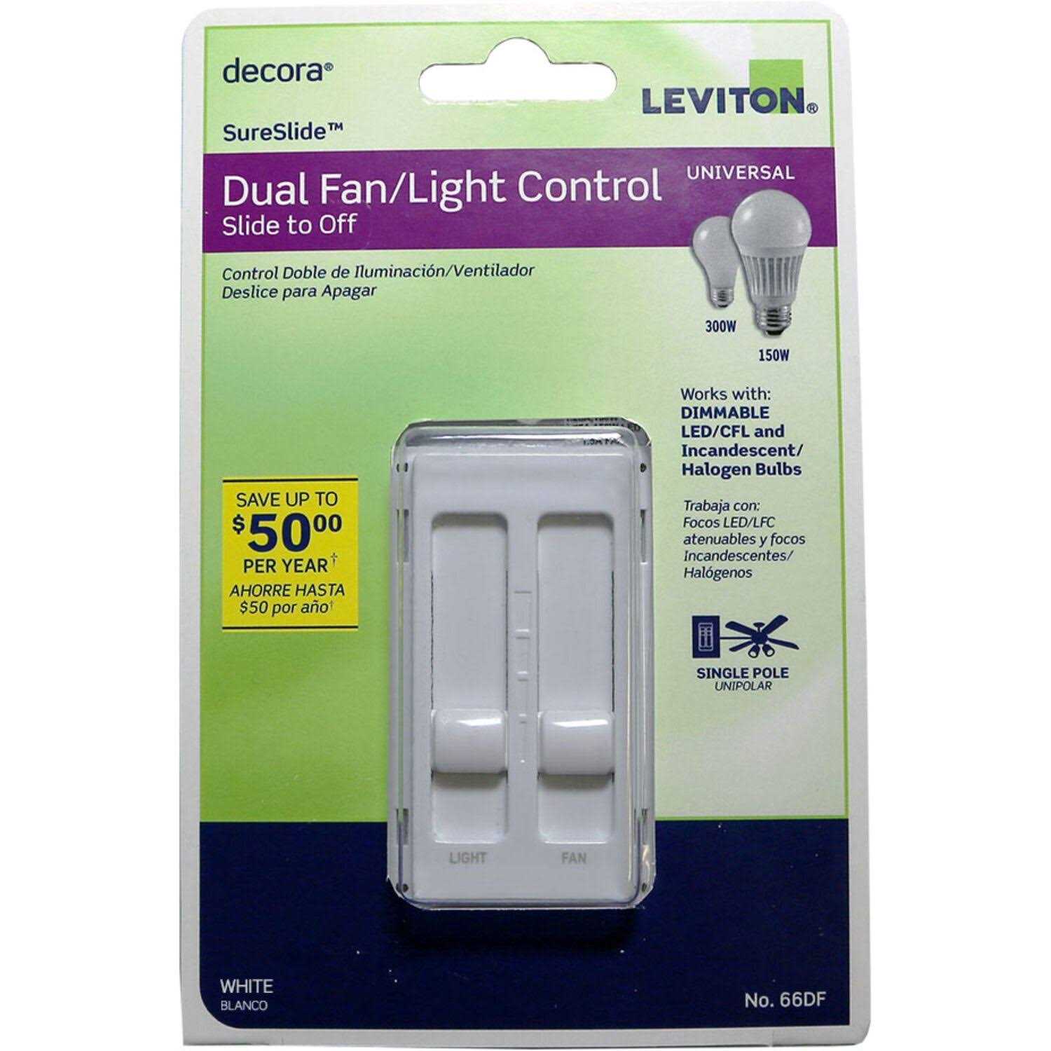 Leviton Dimmer Knob Rotary White C28-26115-00W - Zenithce
