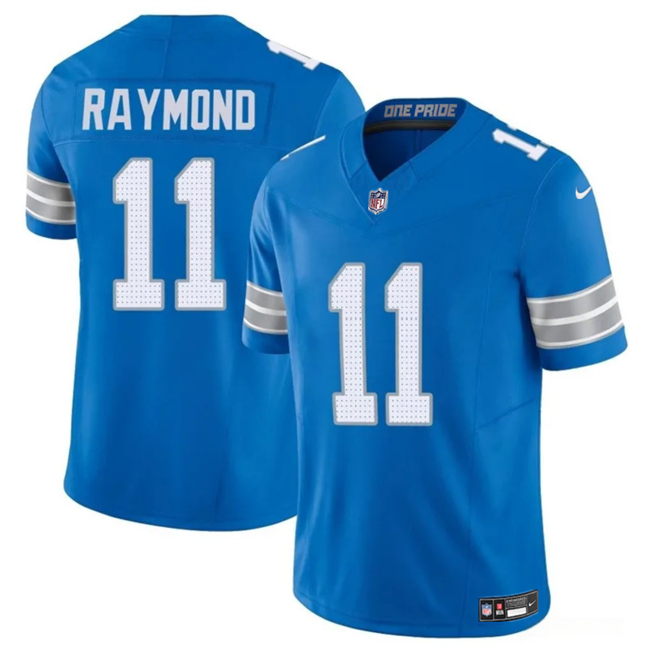 Detroit Lions #11 Kalif Raymond Blue 2024 F.U.S.E. Vapor Limited Stitched Jersey - Zenithce
