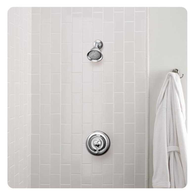 Moen Traditional Single Handle Pressure Balanced Shower Trim T2122EP - Zenithce