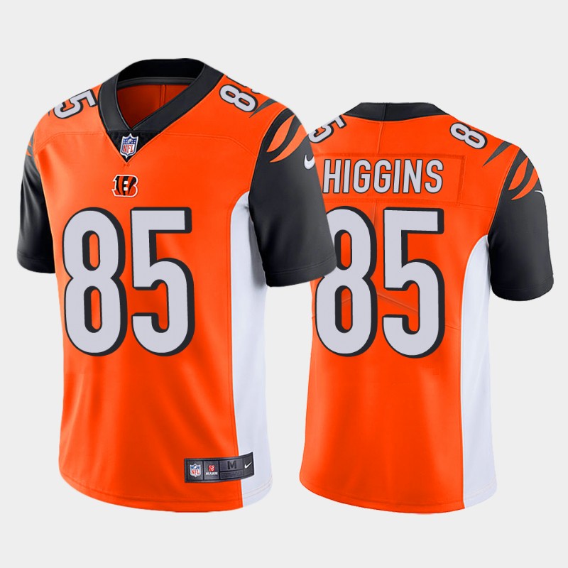 Cincinnati Bengals #85 Tee Higgins Orange Vapor Untouchable Limited Stitched Jersey - Zenithce
