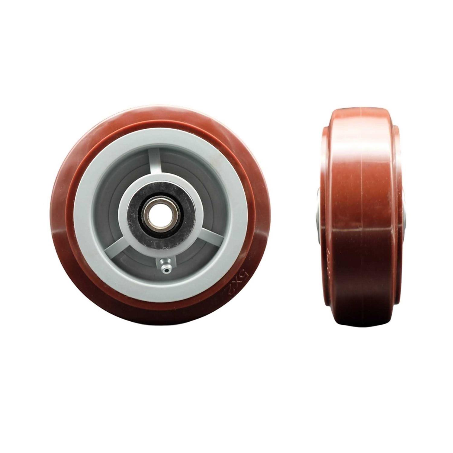 Service Caster 2 Polyurethane on Polyolefin Wheel Only with Roller Bearing - Zenithce