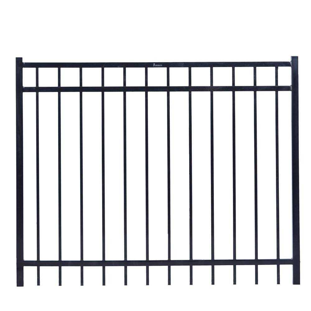 Fortress Building Products Versai 1-in Gloss Black Metal Fasteners For Metal Fence 6-Pack - Zenithce