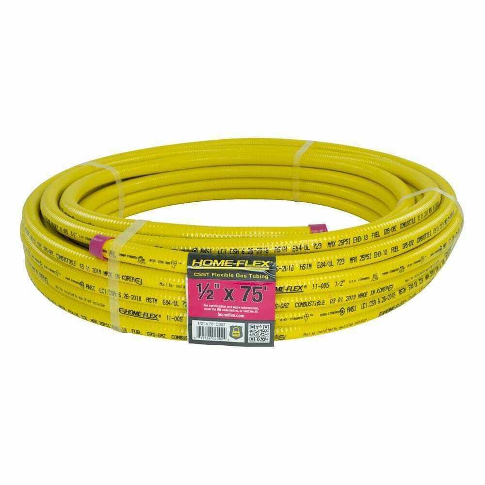 Home-Flex Flexible Gas Tubing CSST Dia x - Zenithce