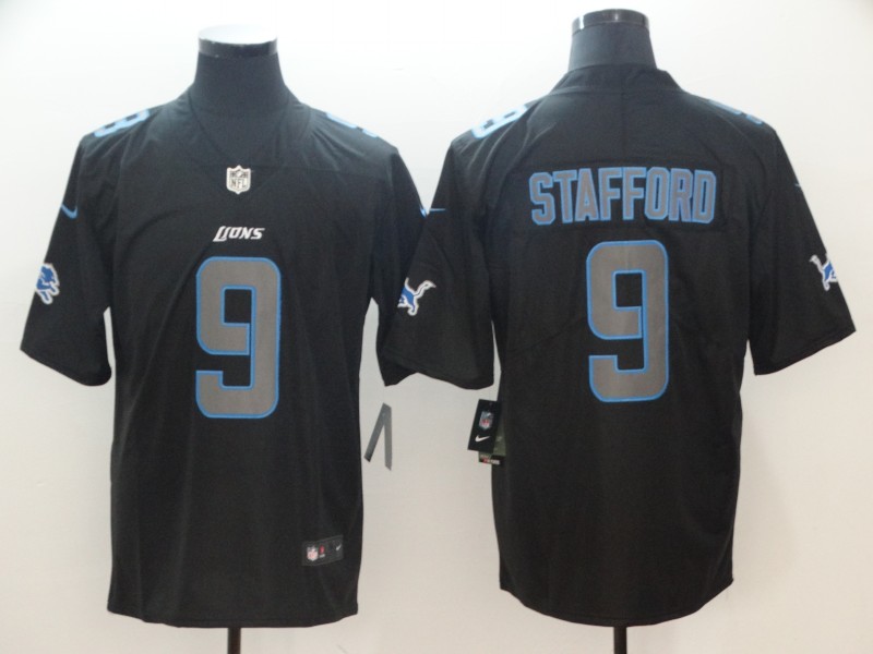 Lions #9 Matthew Stafford 2018 Black Impact Limited Stitched Jersey - Zenithce