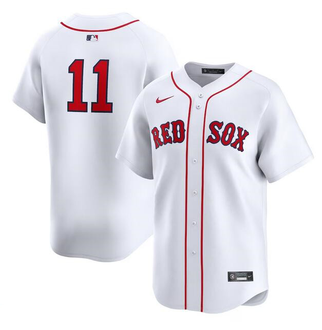 Boston Red Sox #11 Rafael Devers White 2024 Home Limited Cool Base Stitched Jersey - Zenithce