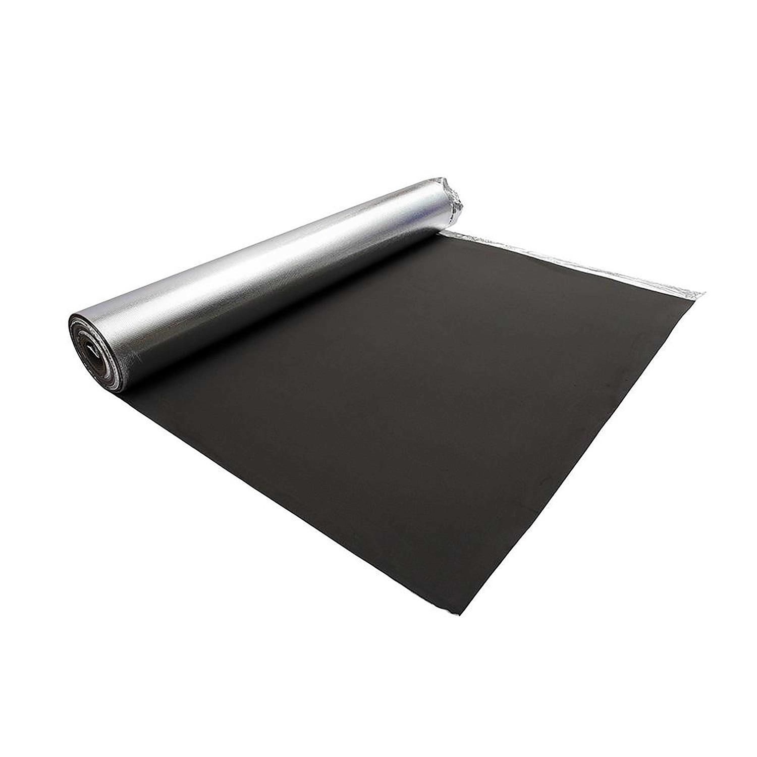 Dekorman Premium Plus T 120 mil Acoustic Underlayment with Silver Foil for Laminate Floor - Zenithce