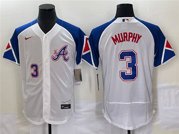 Atlanta Braves #3 Dale Murphy White 2023 City Connect Flex Base Stitched Jersey - Zenithce