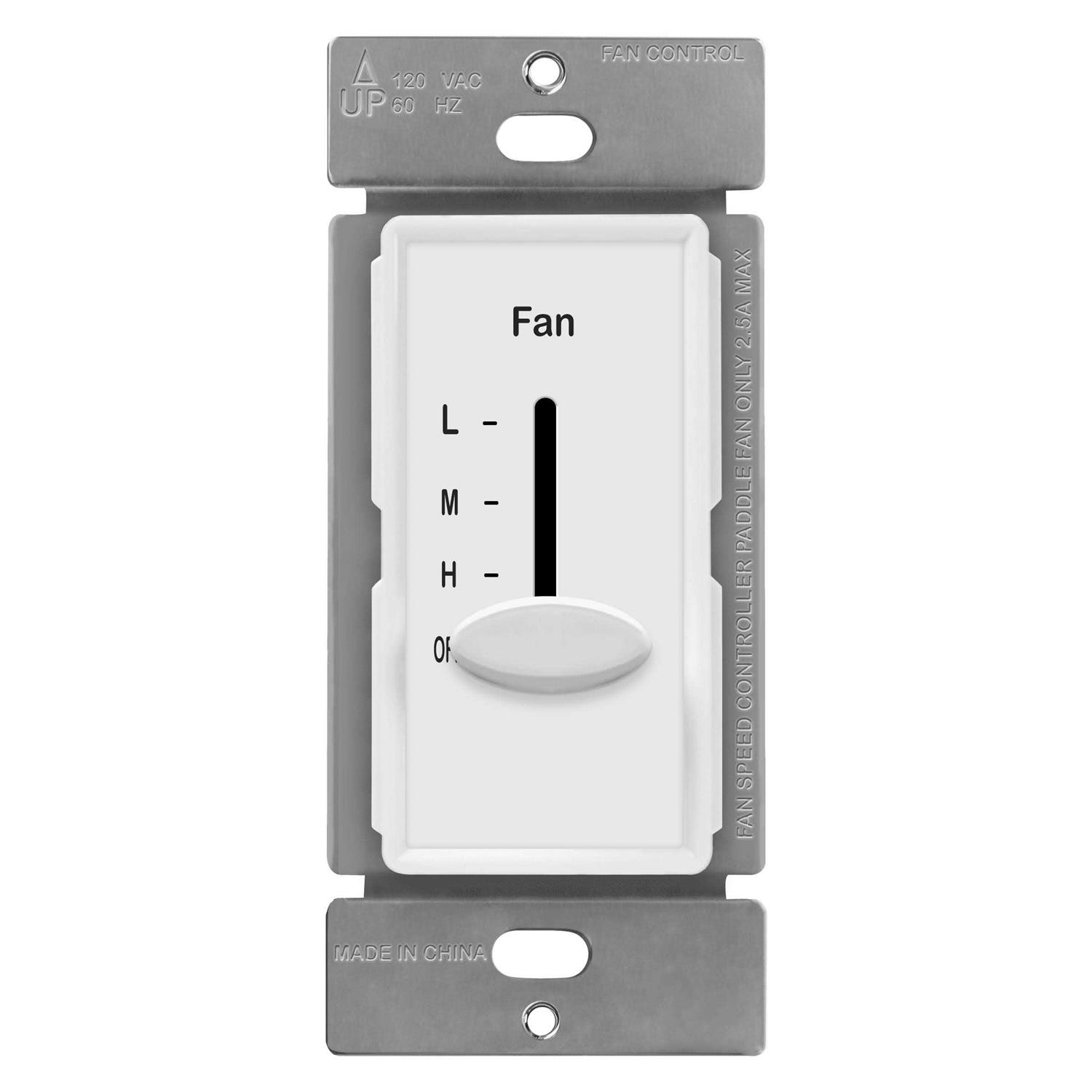 Enerlites 2-Gang Toggle Switch/Duplex Outlet Combination Wall Plate 881121-W - Zenithce