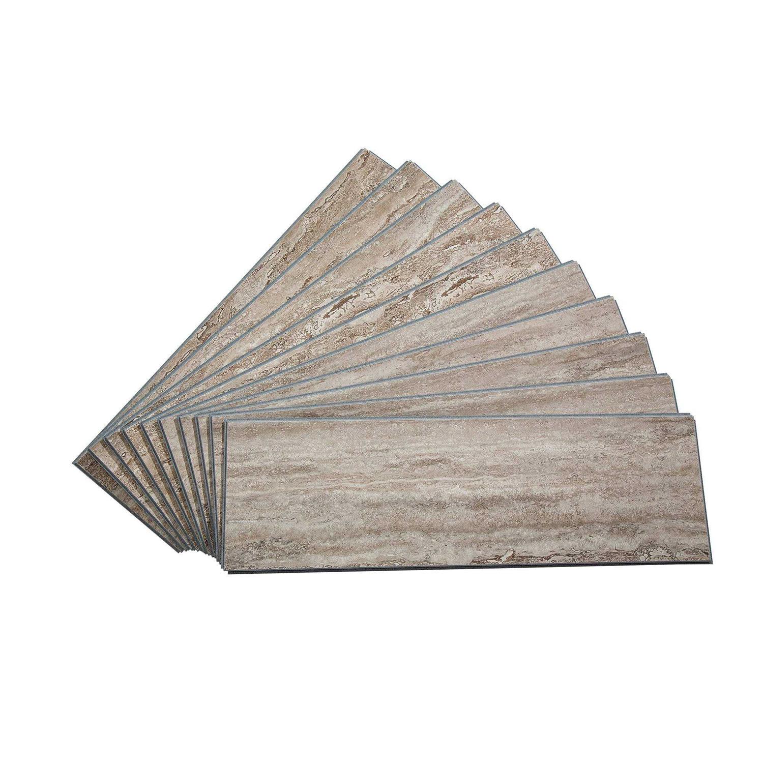 Palisade 22.8 in. x 7.31 in. Interlocking Vinyl Wall/Backsplash Panels - Zenithce