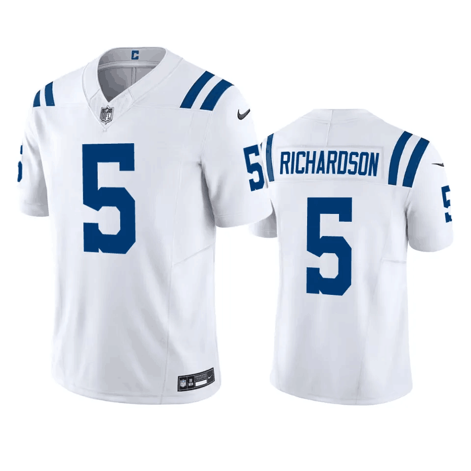 Indianapolis Colts #5 Anthony Richardson White 2023 F.U.S.E Vapor Untouchable Stitched Jersey - Zenithce