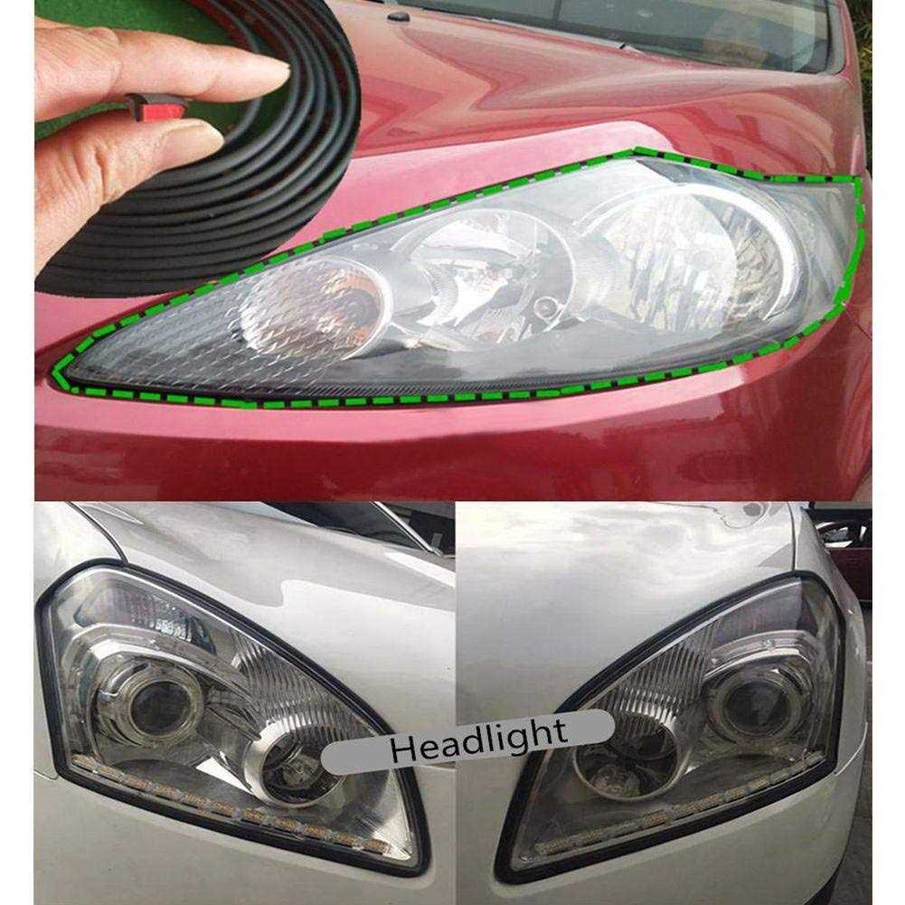 GreceYou 5M/16.5Ft Universal Self Adhesive Auto Rubber Weather Draft Seal Strip - Zenithce