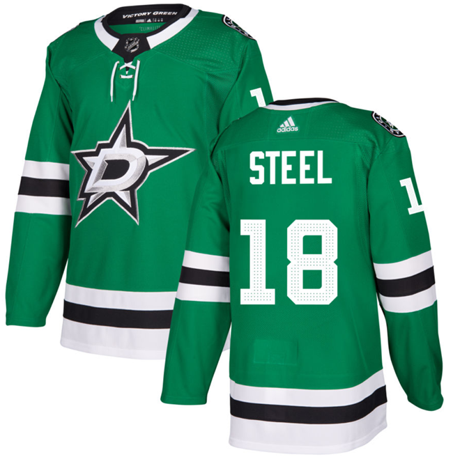 Dallas Stars #18 Sam Steel Green Stitched Jersey - Zenithce