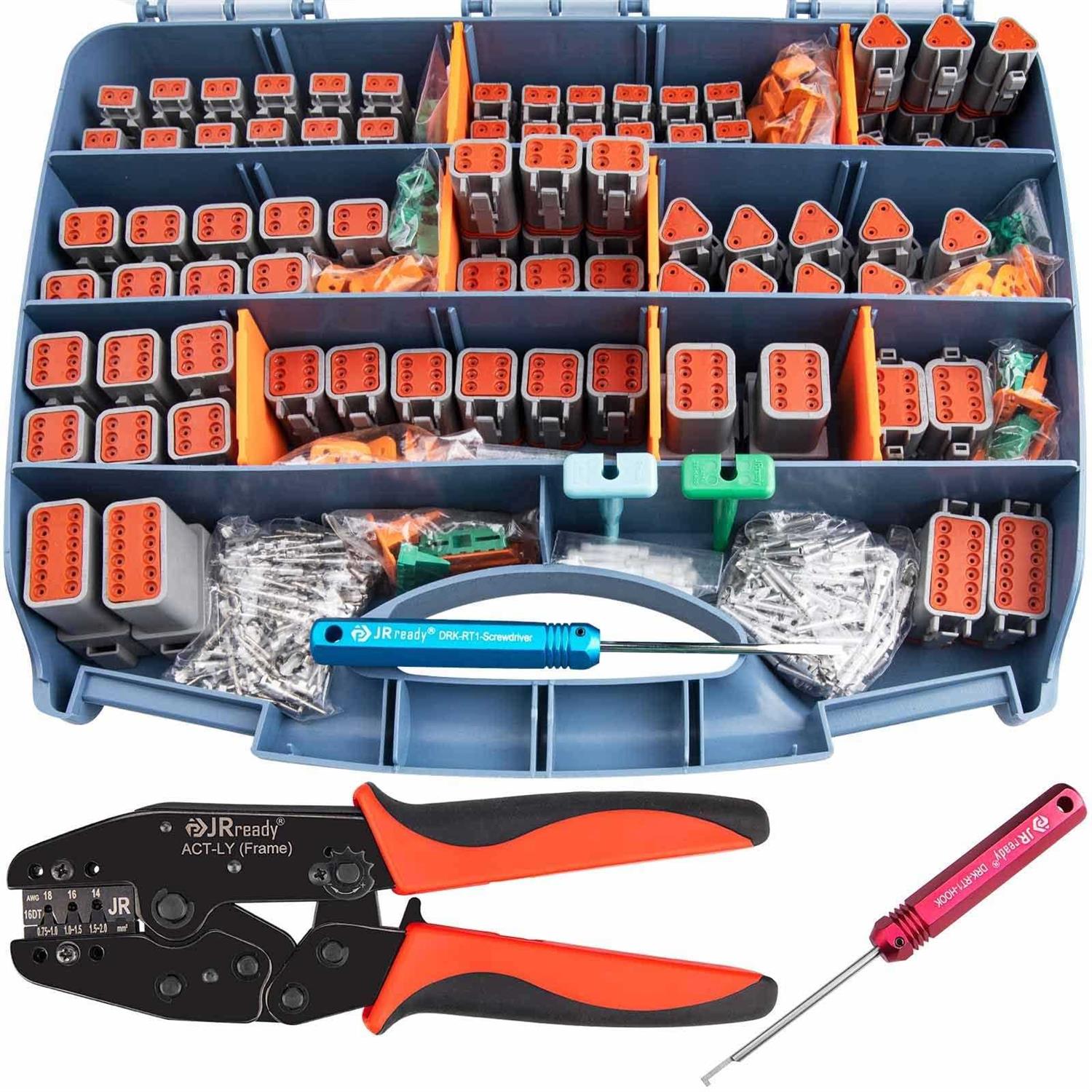 Jrready St6255 Deutsch Connector Pin Terminal Kit Contact Size 16 - Zenithce